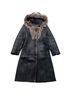 Leader 100% Lambskin Solid Black Coat Size 6 - photo 1