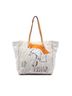 Miu Miu 100% Canvas White Printed Canvas Tote One size - photo 1