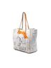 Miu Miu 100% Canvas White Printed Canvas Tote One size - photo 3