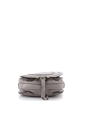 Chloé Marcie Saddle Bag Leather Medium (view 2)