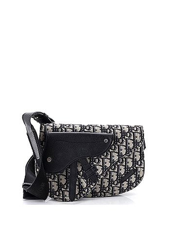 Christian Dior Saddle Messenger Pouch Oblique Canvas (view 1)