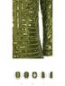 Naeem Khan Chevron-herringbone Green Jacket Size M - photo 8