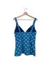 Boden Floral Blue Green Swimsuit Top Size 16 - photo 2