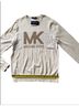 Michael Kors 100% Cotton Solid Ivory Pullover Sweater Size M - photo 12