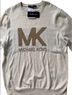 Michael Kors 100% Cotton Solid Ivory Pullover Sweater Size M - photo 4