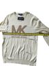 Michael Kors 100% Cotton Solid Ivory Pullover Sweater Size M - photo 6