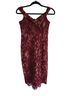 Lulus 100% Polyester 63% Rayon 32% Nylon 5% Spandex Floral Red Cocktail Dress Size S - photo 1