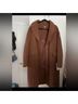 Lululemon Athletica 100% Wool Brown Coat Size 14 - photo 7