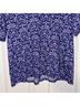 Chico's 100% Linen Floral Blue White Short Sleeve Blouse Size M - photo 10