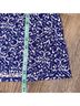 Chico's 100% Linen Floral Blue White Short Sleeve Blouse Size M - photo 9