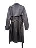 Coach Solid Black Trenchcoat Size XL - photo 2