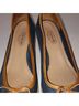 Coach Blue Brown Wedges Size 6 - photo 9