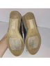 Coach Blue Brown Wedges Size 6 - photo 6