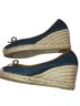 Coach Blue Brown Wedges Size 6 - photo 2