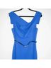 Black Halo Blue Cocktail Dress Size 8 - photo 4