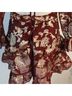 Altar'd State Floral Red Gold Cocktail Dress Size M - photo 4