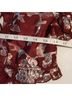 Altar'd State Floral Red Gold Cocktail Dress Size M - photo 11