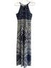 London Times Floral Blue White Casual Dress Size 6 - photo 1