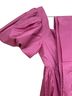 LoveShackFancy 100% Silk Solid Pink Cocktail Dress Size 6 - photo 4