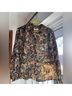 Talbots Paisley Brown Red Tan Long Sleeve Button-Down Shirt Size L (estimated) - photo 3
