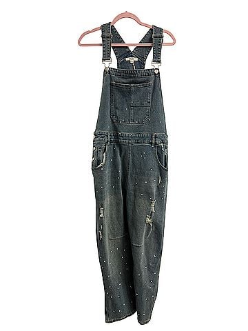 Blue Velvet Overalls (view 1)