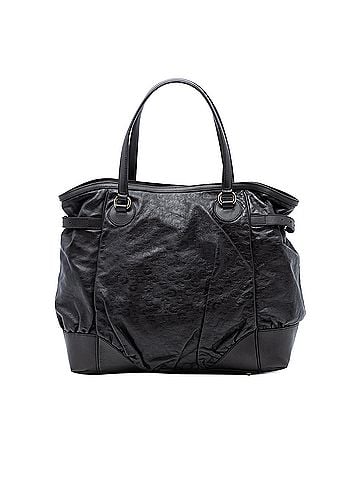 Gucci Embossed Leather Horsebit Full Moon Tote (view 1)