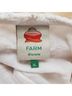 FARM Rio 100% Cotton White Blouse Size XL - photo 3
