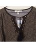 Michael Kors Print Brown Multi Color Long Sleeve Blouse Size M - photo 4