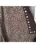Michael Kors Print Brown Multi Color Long Sleeve Blouse Size M - photo 5