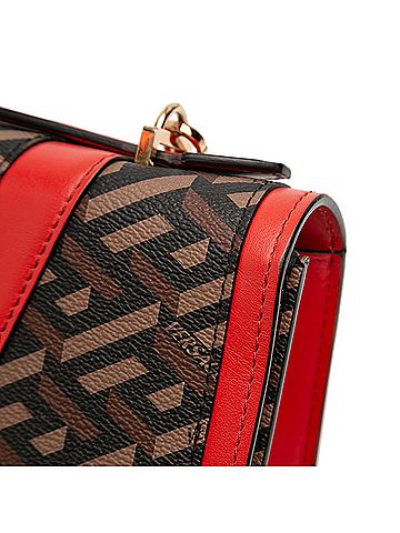 Versace La Greca Coated Canvas Virtus Satchel (view 2)