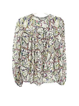 Isabel Marant Ametissa Blouse Top Long Sleeve Silk Top (view 2)