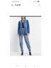 Express Solid Blue Long Sleeve T-Shirt Size S - photo 4