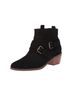 Cole Haan 100% Suede Black Ankle Boots Size 8 1/2 - photo 1