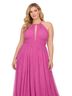 Jonathan Simkhai Solid Pink Cocktail Dress Size 14 - photo 1