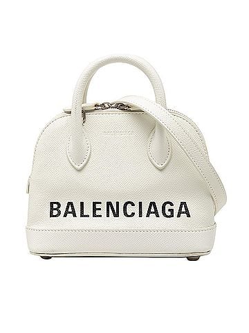 Balenciaga Balenciaga Ville Top Handle XXS Handbag Shoulder Bag 2WAY 550646 White Leather Women's BALENCIAGA (view 1)