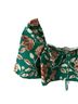 Sézane Floral Green Brown Ivory Short Sleeve Blouse Size 2 - photo 6