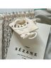 Sézane Floral Green Brown Ivory Short Sleeve Blouse Size 2 - photo 3