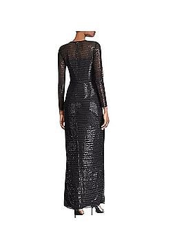 Lauren by Ralph Lauren Column Maxi Cocktail Dress (view 2)