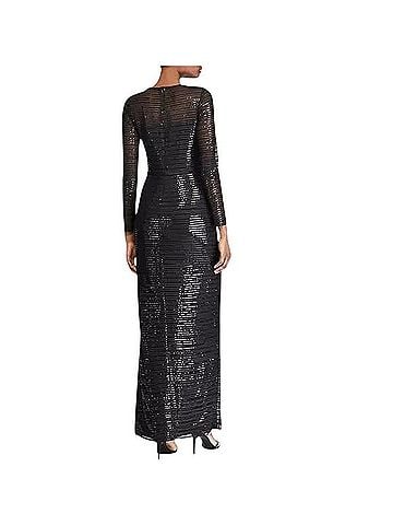 Lauren by Ralph Lauren Column Maxi Cocktail Dress (view 2)