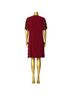 Akris Punto Marled Solid Red Cocktail Dress Size 10 - photo 5