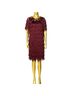 Akris Punto Marled Solid Red Cocktail Dress Size 10 - photo 4
