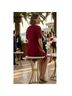 Akris Punto Marled Solid Red Cocktail Dress Size 10 - photo 12