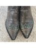 Old Gringo 100% Leather Gold Brown Teal Boots Size 8 - photo 5