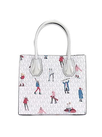 Michael Kors Michael Kors Winter 2-Way Handbag with Human Motif, PVC, Women's (view 2)