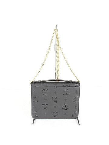 MCM MCM Visetos 2-way Chain Mini Shoulder Bag, 370g, Women's, Black (view 2)