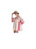 Easel 100% Polyblend Floral Pink White Gold Casual Dress Size M - photo 1