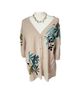Chico's 60% Cotton 40% Rayon 100% Polyester Multi Color Tan Cardigan Size XL - photo 1
