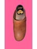Swedish Hasbeens 100% Leather Brown Mule/Clog Size 8 - photo 4