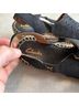 Clarks 100% Leather Print Black Wedges Size 6 - photo 3
