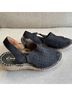 Clarks 100% Leather Print Black Wedges Size 6 - photo 4